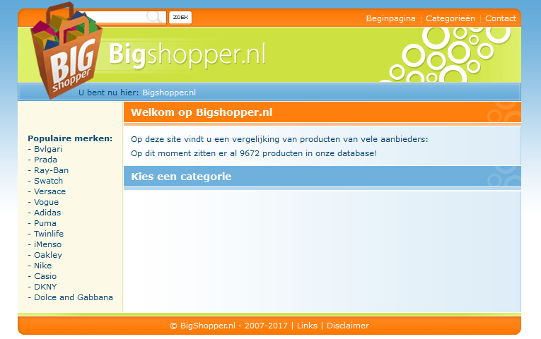 Big Shopper - Webshop ontwikkeling